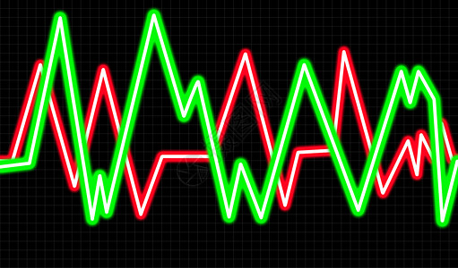 带波形网格黑色海浪网格状图形化频率心电图正方形监视器心电心脏背景图片