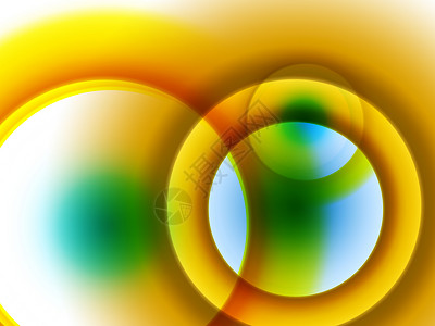 抽象圆圈背景 50弯曲曲线淡黄色绿色背景图片