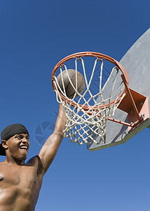 1号篮球素材击球装备男人竞赛黑人篮球运动篮球架竞技成年人球赛背景