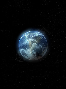 空间中的地球星星圆圈气氛行星海洋天空黑色天文学轨道世界背景图片