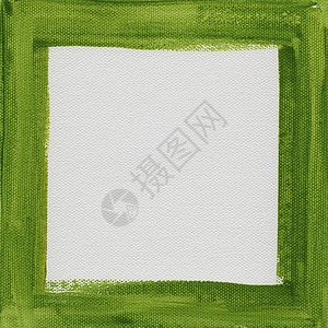 白色画布上的绿色框架背景图片