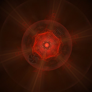 分形绘图漩涡计算机未来派圆形活力黑色波浪星星圆圈背景图片