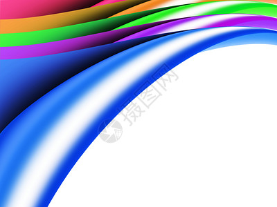 颜色背景插图曲线团体橙子绿色波浪紫色推介会技术蓝色背景图片