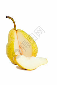 梨黄色水果食物背景图片