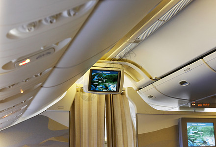 飞机电视素材监视器航程屏幕娱乐旅行运输载体空气航空公司电视航班背景