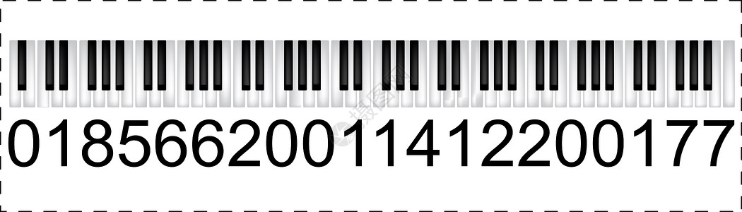 包装钢琴素材音乐商标背景