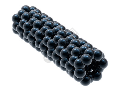 碳纳米管模型六边形化学圆柱纳米物理原子材料矿物圆形化学品背景图片