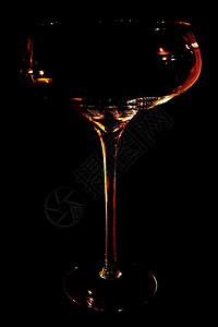 葡萄酒杯红色温暖水晶反射艺术背景图片