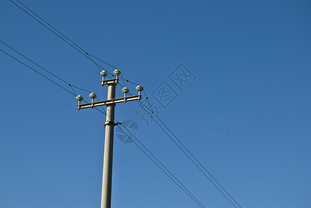 电极技术电压电气蓝色天空活力工业背景图片