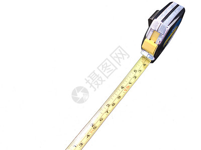 磁带测量厘米黄色工具背景图片