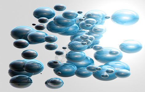 气泡边框素材抽象气泡纳米流动细胞微生物学风格插图墙纸阴影地球细菌背景