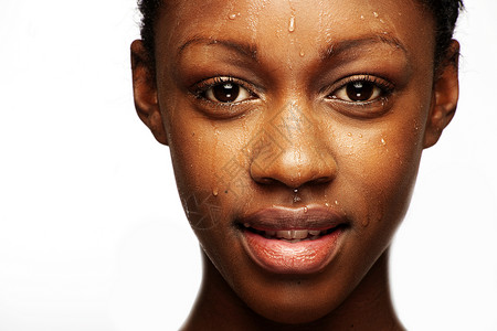 湿皮肤女孩南非非洲高清图片