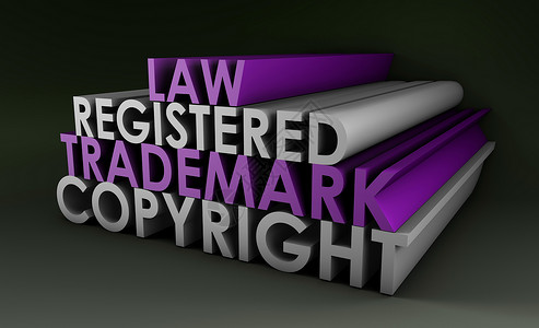 国际法律注册和版权商标数据商业执照圆圈网络技术贸易世界金子插图背景