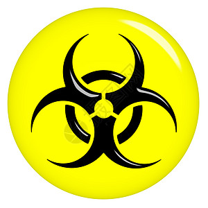 危害图标3D 生物危害信号冒险物质插图安全车站按钮伤害化学品收音机风险背景