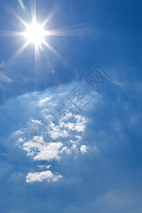 明太阳白色阳光气氛太阳预报天空射线空气蓝色阴影背景图片