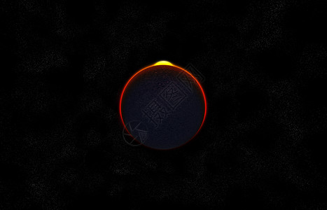 外星世界轨道天体辉光阳光太阳圆圈照明物理学色球新月背景图片