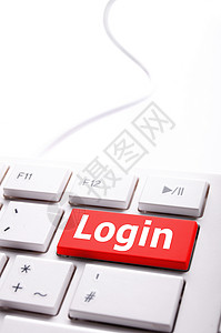 登录日志白色网页电脑密码互联网网络报名钥匙按钮背景图片