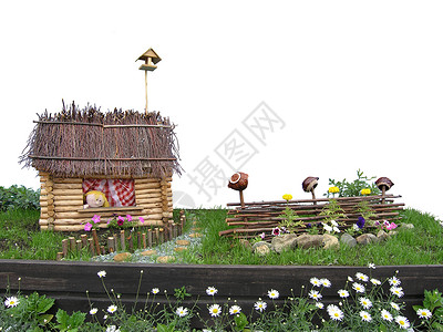 村里的小型房屋高清图片