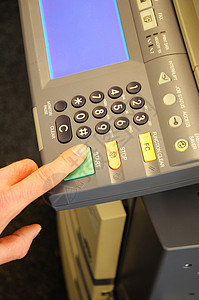 复印机扫描器屏幕办公室控制板中心机器商业打印打印机照片背景图片