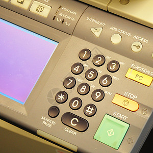 复印机工作机器打印控制板照片中心扫描器打印机办公室商业背景图片
