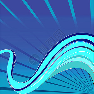 蓝波图案蓝波矢量橙子运动插图墙纸标识蓝色海浪报告技术音乐背景