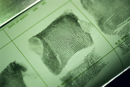 指纹个性程序指尖鉴别执法标记标识符犯罪墨迹背景图片