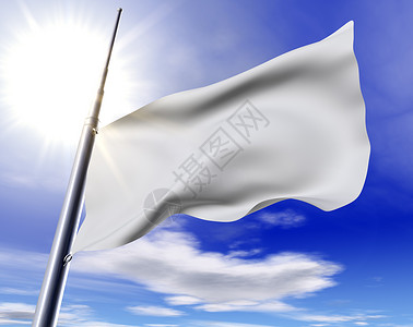 白旗体育场横幅天空旗帜海报纺织品飞行赛车波浪棉布背景图片