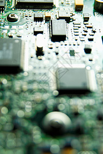 技术芯片电子网络绿色科学背景图片