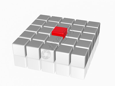 红色方块抽象红头大红头 在集团的中心背景