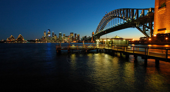 Sydney全景娱乐反射旅游天际码头房子歌剧地标城市吸引力图片