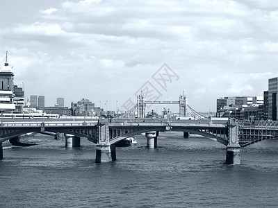 伦敦泰晤士河英语黑色全景王国白色背景图片