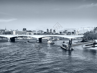 伦敦泰晤士河黑色英语全景白色王国背景图片