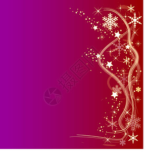 圣诞节装饰的背景背景框架星星雪花海浪漩涡墙纸背景图片