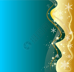 抽象的圣诞节背景插图( I)背景图片