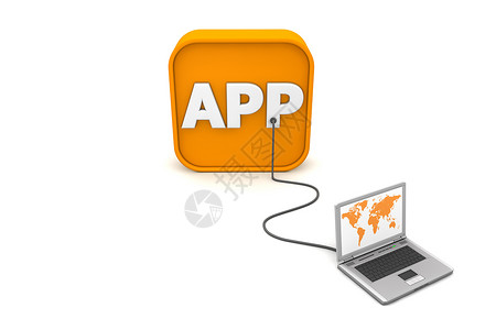 素材手机软件线已连接到APPs白色渠道互联网概念程序网络公用事业服务手机软件背景