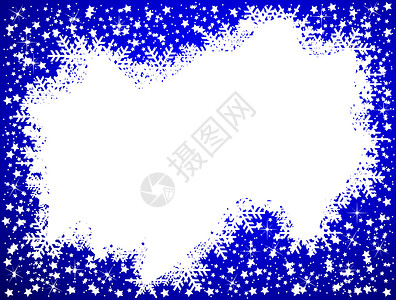 蓝色 Christmas 背景 您文本的背景空间墙纸卡片横幅反射闪光庆典空白插图星星金子背景图片
