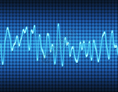 声音波纹电子正弦声波振动技术正弦波电子波收音机波长科学测试实验室音乐背景