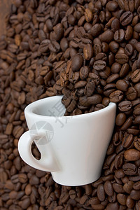 来杯咖啡黑色时间广告豆子背景图片