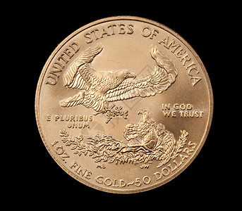 美国鹰节金币的鹰角 近在眼前背景
