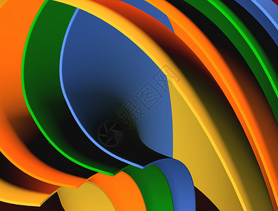 多颜色波浪抽象背景背景蓝色橙子作曲射线插图图层推介会运动墙纸线条背景图片