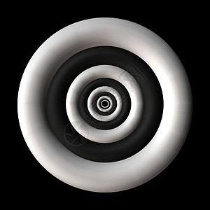 圆环圆形隧道白色戒指文摘黑色背景图片