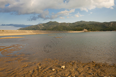 黑山的斯拉诺湖 尼克西奇高清图片