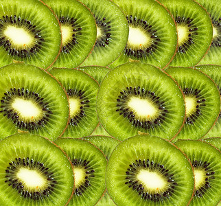猕猴桃背景奇异果食物绿色热带水果饮食营养圆形背景图片