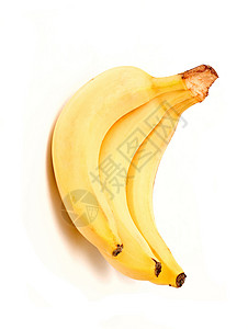 香蕉白色插图热带甜点黄色水果食物背景图片