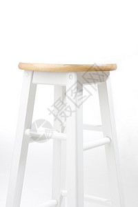白色巴凳家具凳子座位椅子木工酒吧长椅木头柜台脚板高清图片