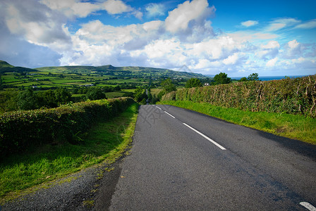 爱尔兰人路背景图片