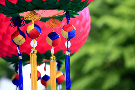 朝鲜灯笼传统的大邱高清图片