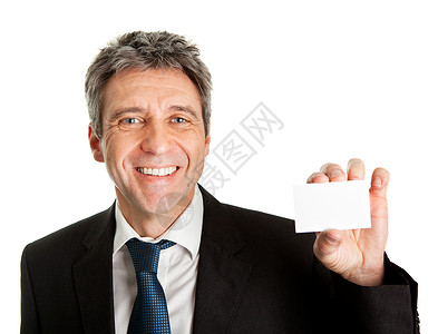 高级感手卡持有空白卡的商务人士工人男人访问展示成功人士卡片男性推介会名片背景