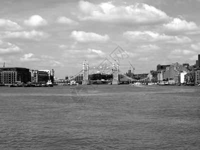伦敦塔桥建筑学白色黑色英语王国背景图片