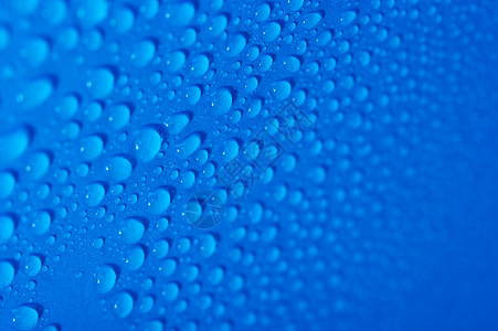 滴滴子蓝色生活环境雨滴液体背景图片